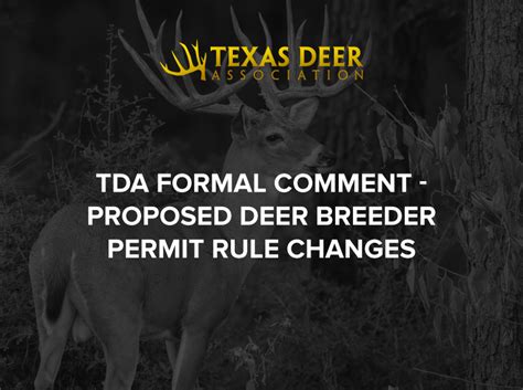 Deer Breeder Permits & Release Site Info .